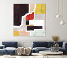 Color Blocking I by Grace Popp on GIANT ART - pastels abstract