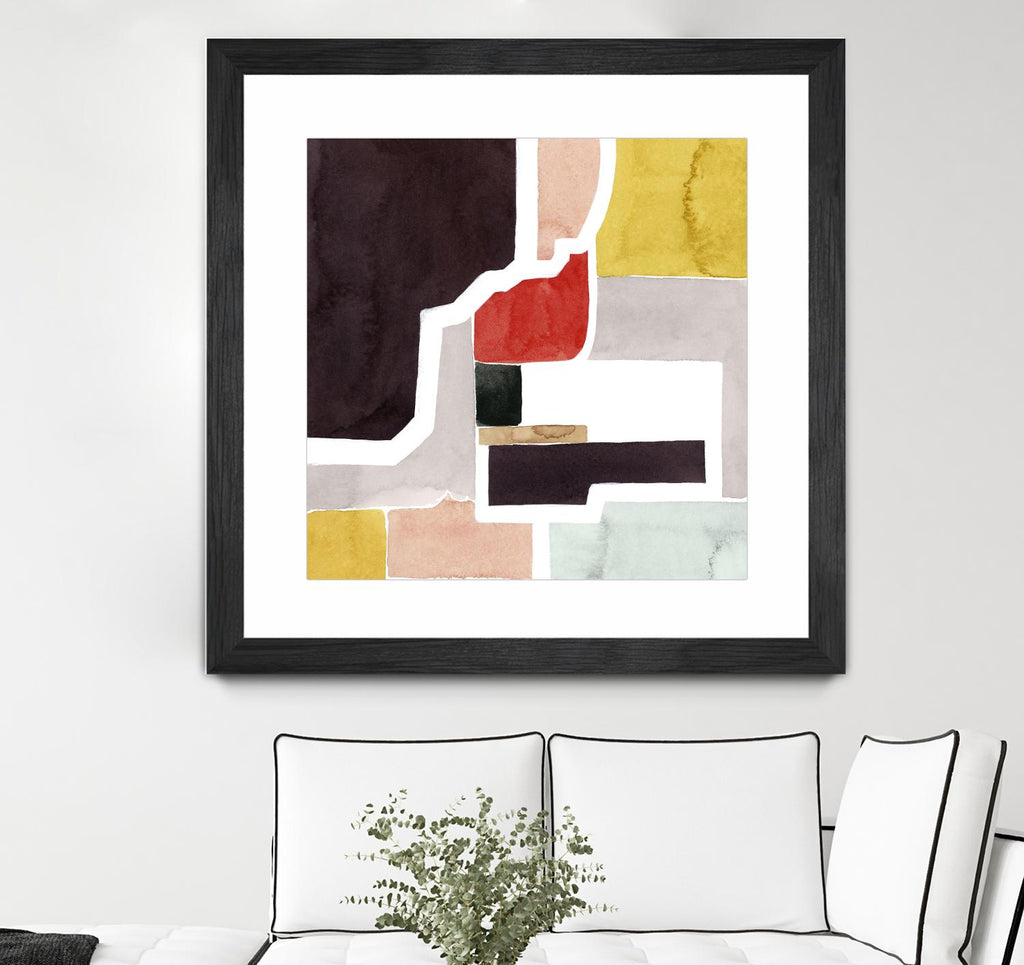 Color Blocking I by Grace Popp on GIANT ART - pastels abstract