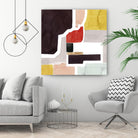Color Blocking I by Grace Popp on GIANT ART - pastels abstract