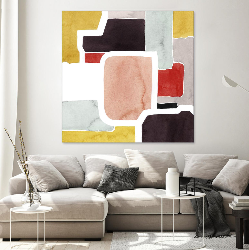Color Blocking II by Grace Popp on GIANT ART - pastels abstract