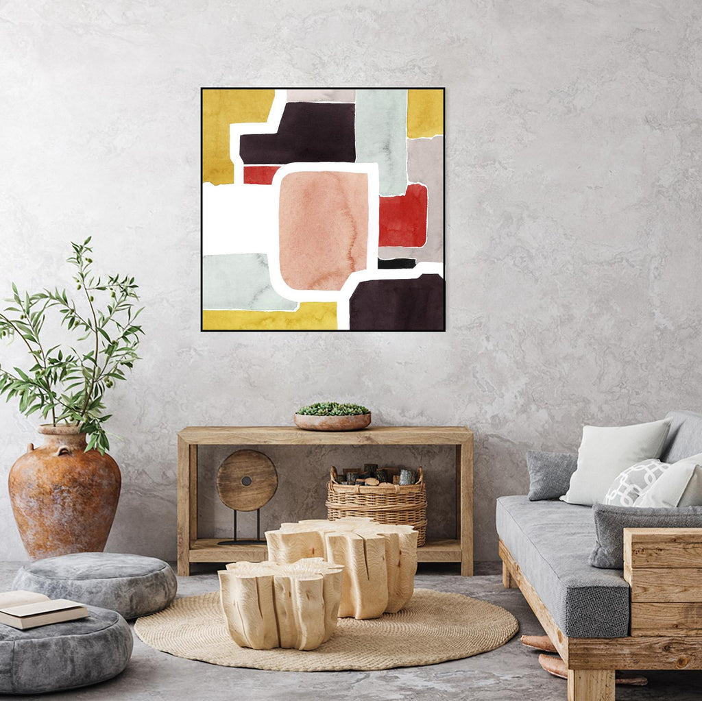 Color Blocking II by Grace Popp on GIANT ART - pastels abstract