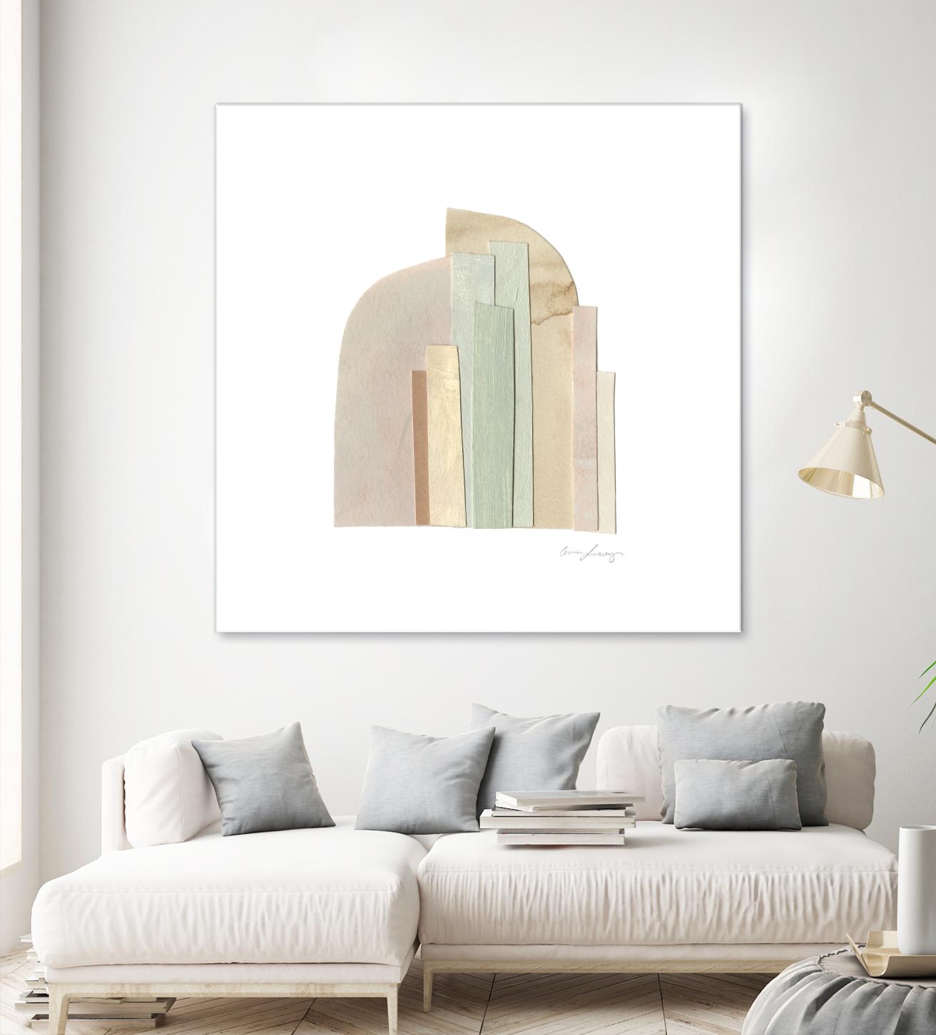 Flourescel I by Emma Scarvey on GIANT ART - pastels abstract