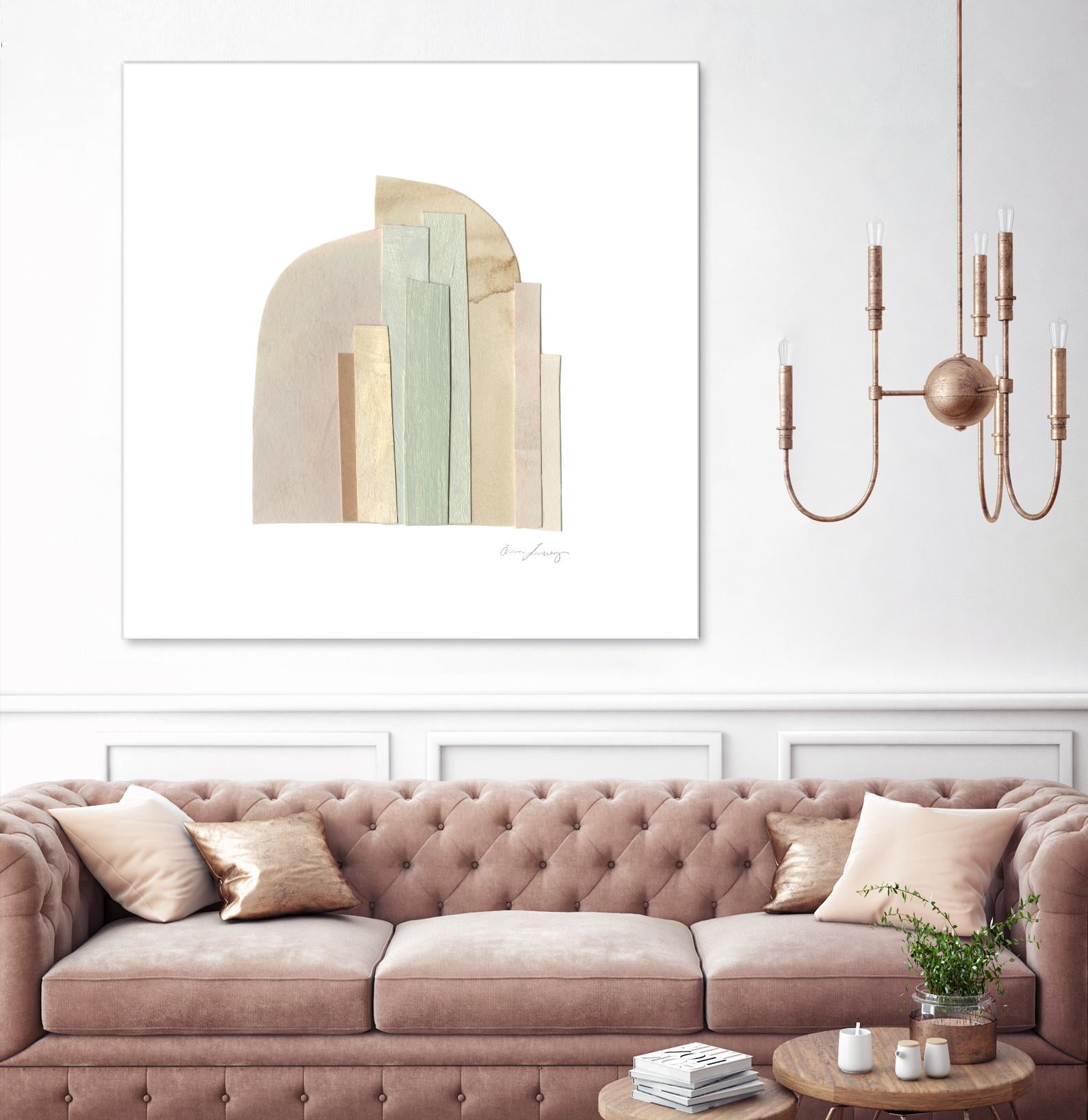 Flourescel I by Emma Scarvey on GIANT ART - pastels abstract