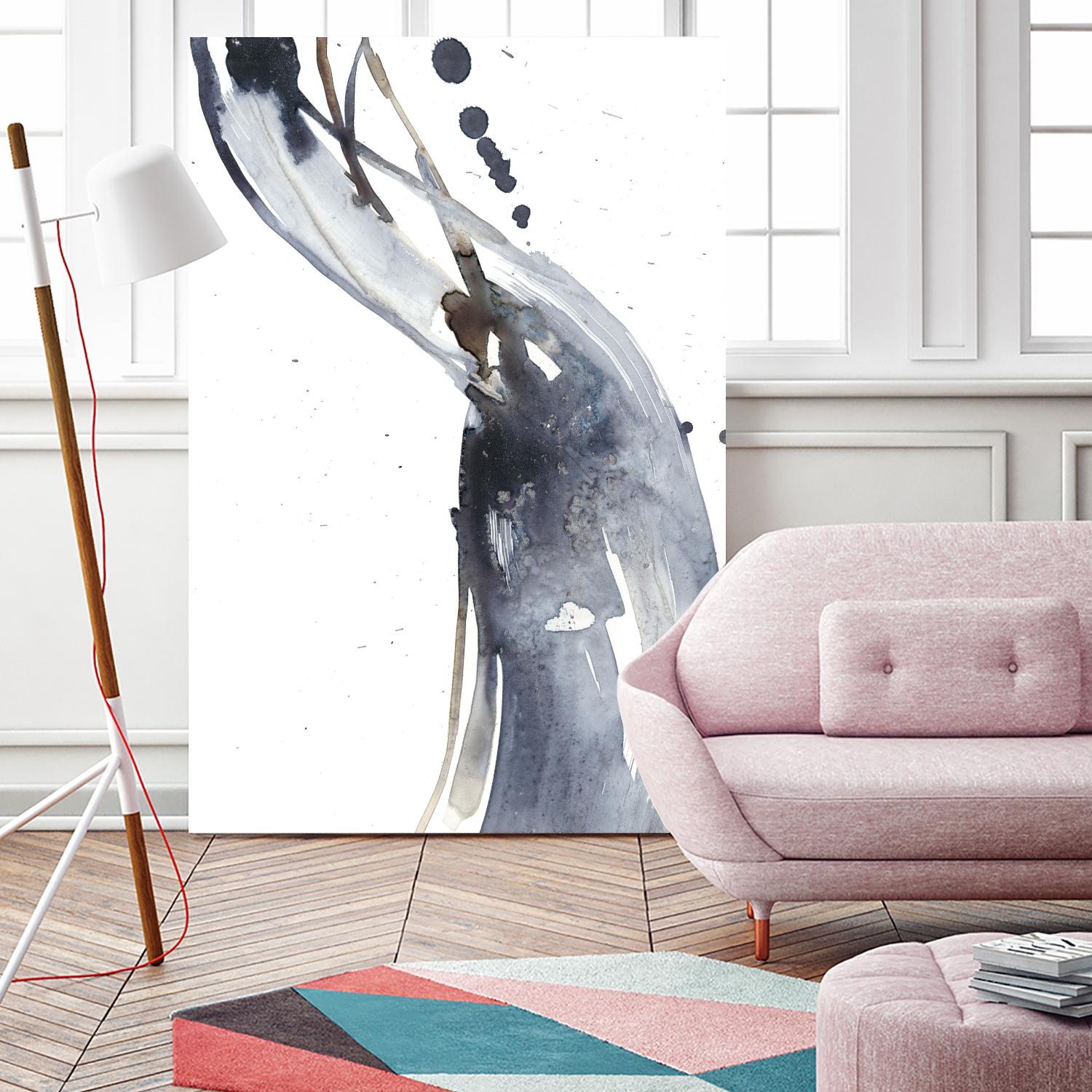 Paynes Twist I by Jennifer Goldberger on GIANT ART - neutral abstract