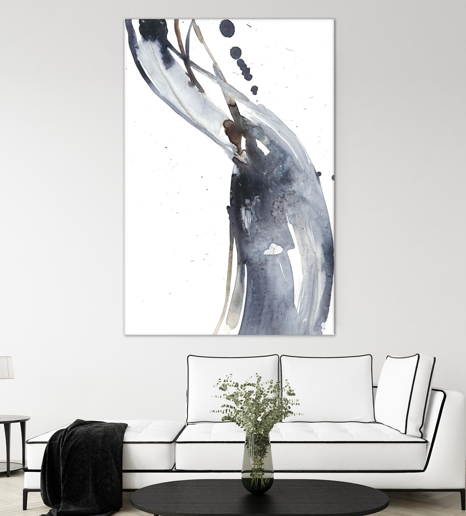 Paynes Twist I by Jennifer Goldberger on GIANT ART - neutral abstract