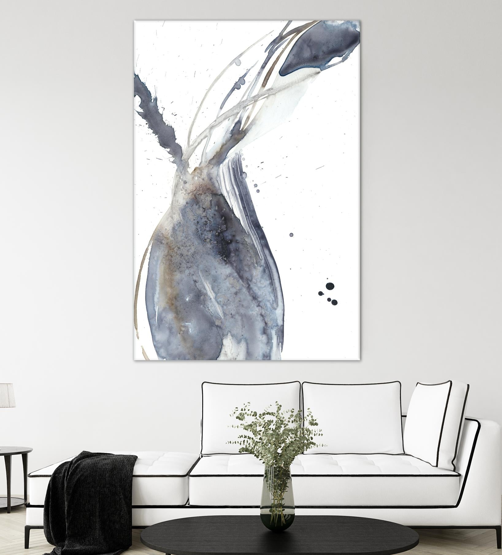 Paynes Twist II by Jennifer Goldberger on GIANT ART - neutral abstract