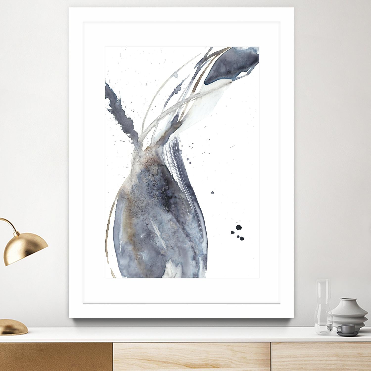 Paynes Twist II by Jennifer Goldberger on GIANT ART - neutral abstract