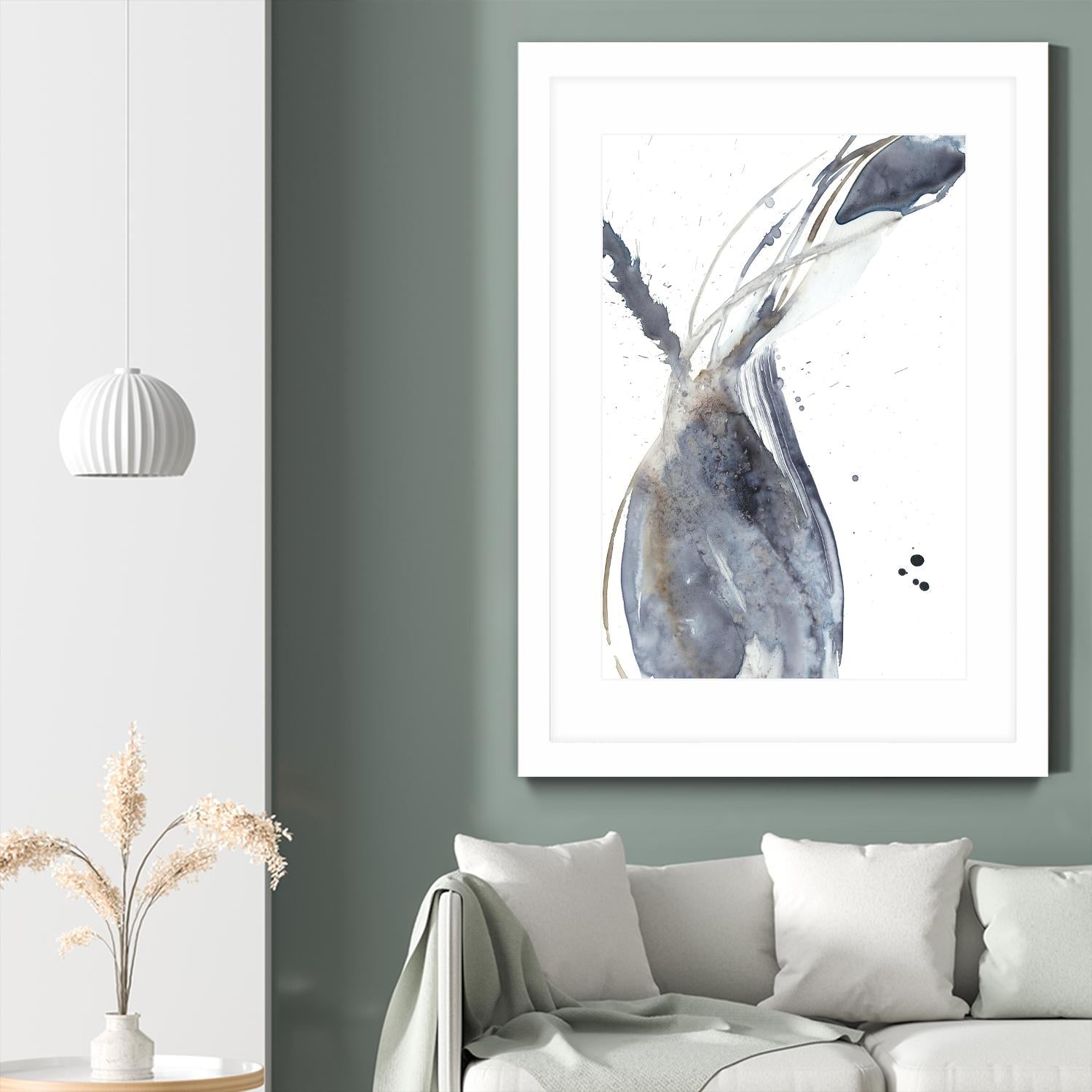 Paynes Twist II by Jennifer Goldberger on GIANT ART - neutral abstract