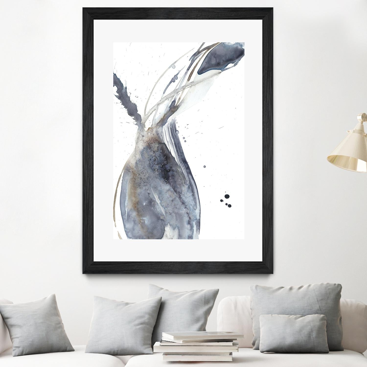 Paynes Twist II by Jennifer Goldberger on GIANT ART - neutral abstract