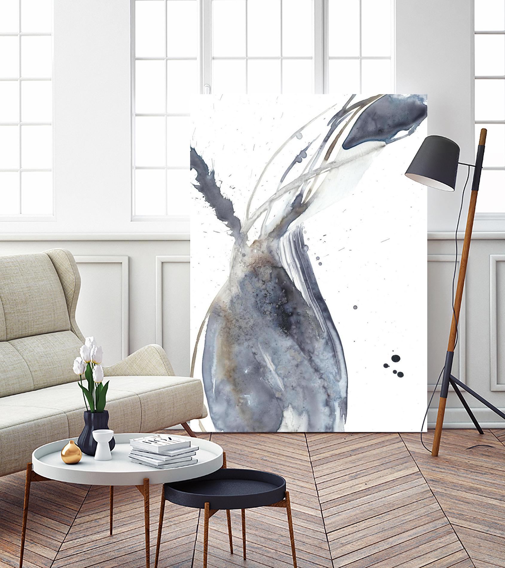 Paynes Twist II by Jennifer Goldberger on GIANT ART - neutral abstract