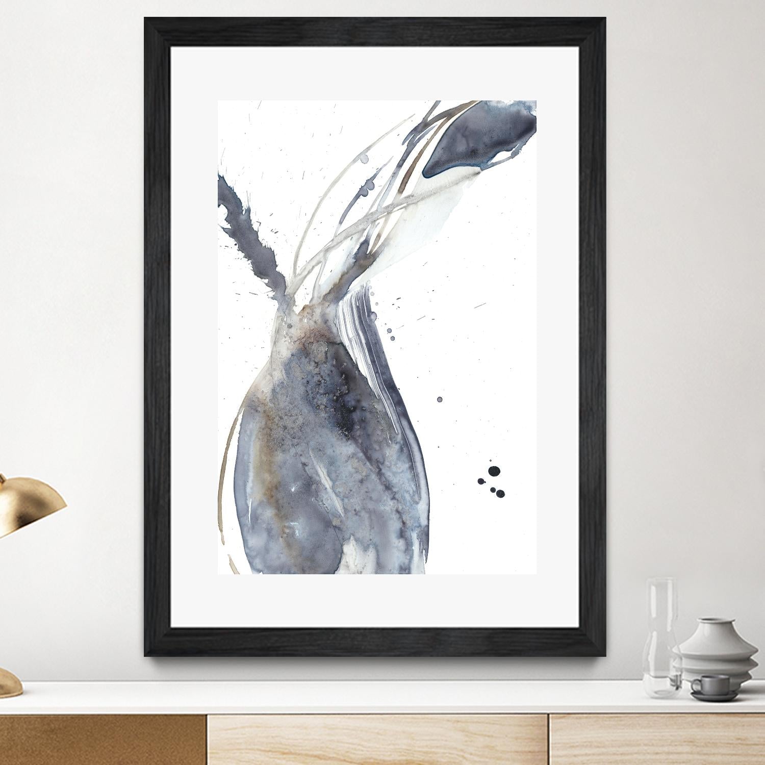 Paynes Twist II by Jennifer Goldberger on GIANT ART - neutral abstract