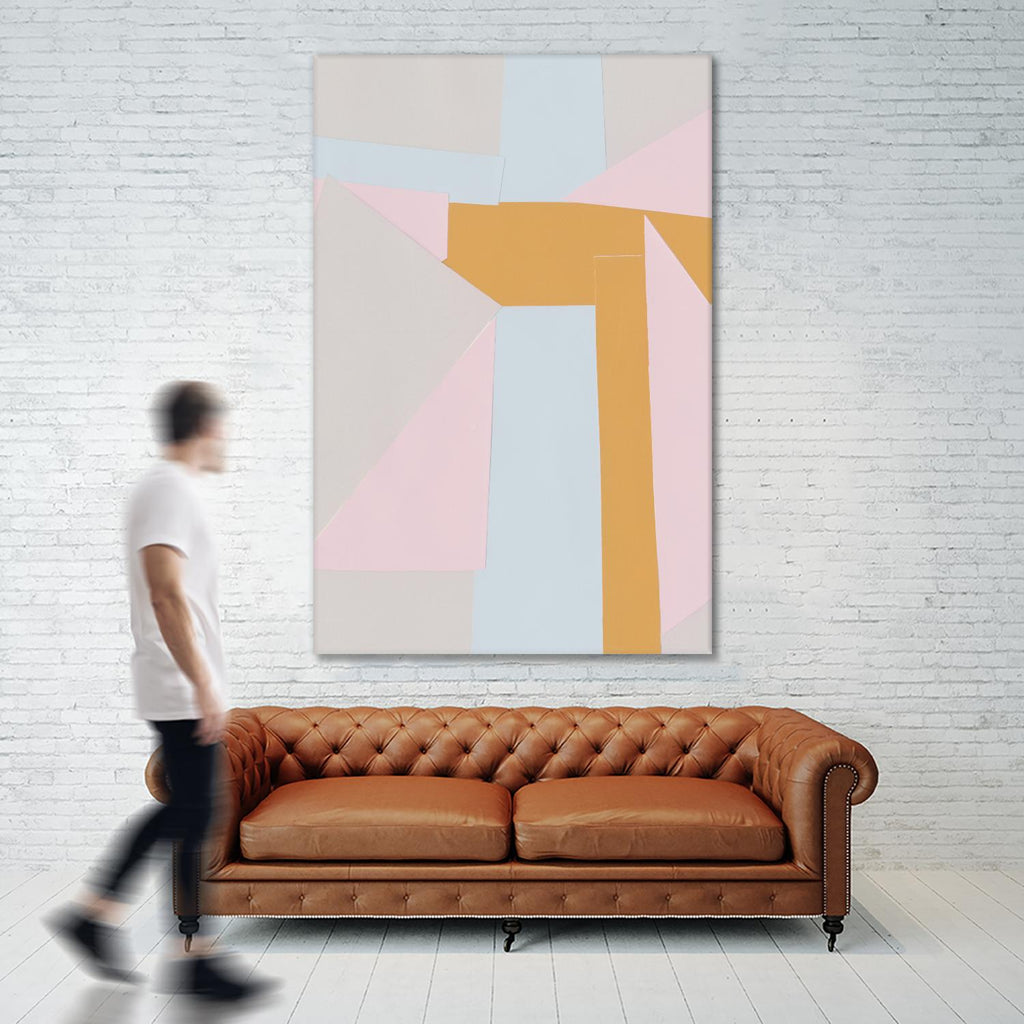 Soft Blocks II by Alicia Ludwig on GIANT ART - neutral abstract