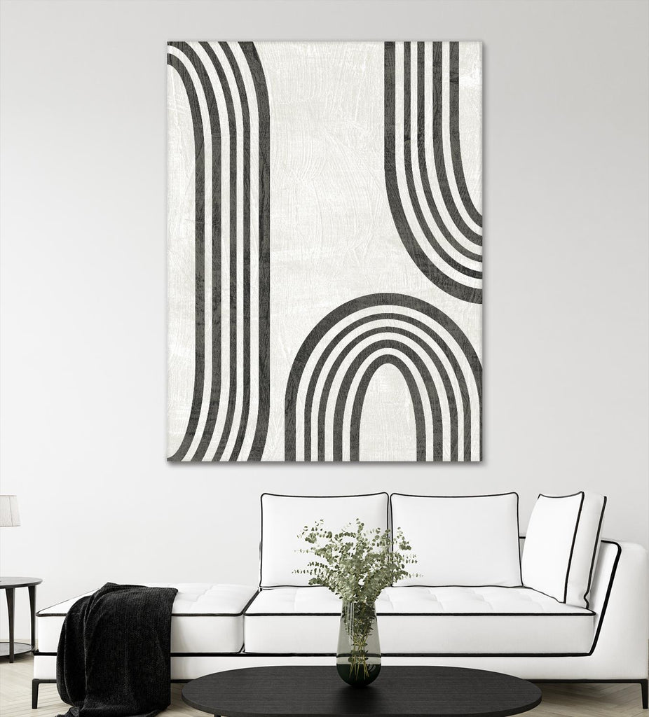 Modern Arc I by June Erica Vess on GIANT ART - neutral abstract