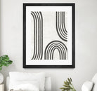 Modern Arc I by June Erica Vess on GIANT ART - neutral abstract