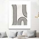 Modern Arc I by June Erica Vess on GIANT ART - neutral abstract