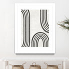 Modern Arc I by June Erica Vess on GIANT ART - neutral abstract