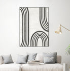 Modern Arc I by June Erica Vess on GIANT ART - neutral abstract