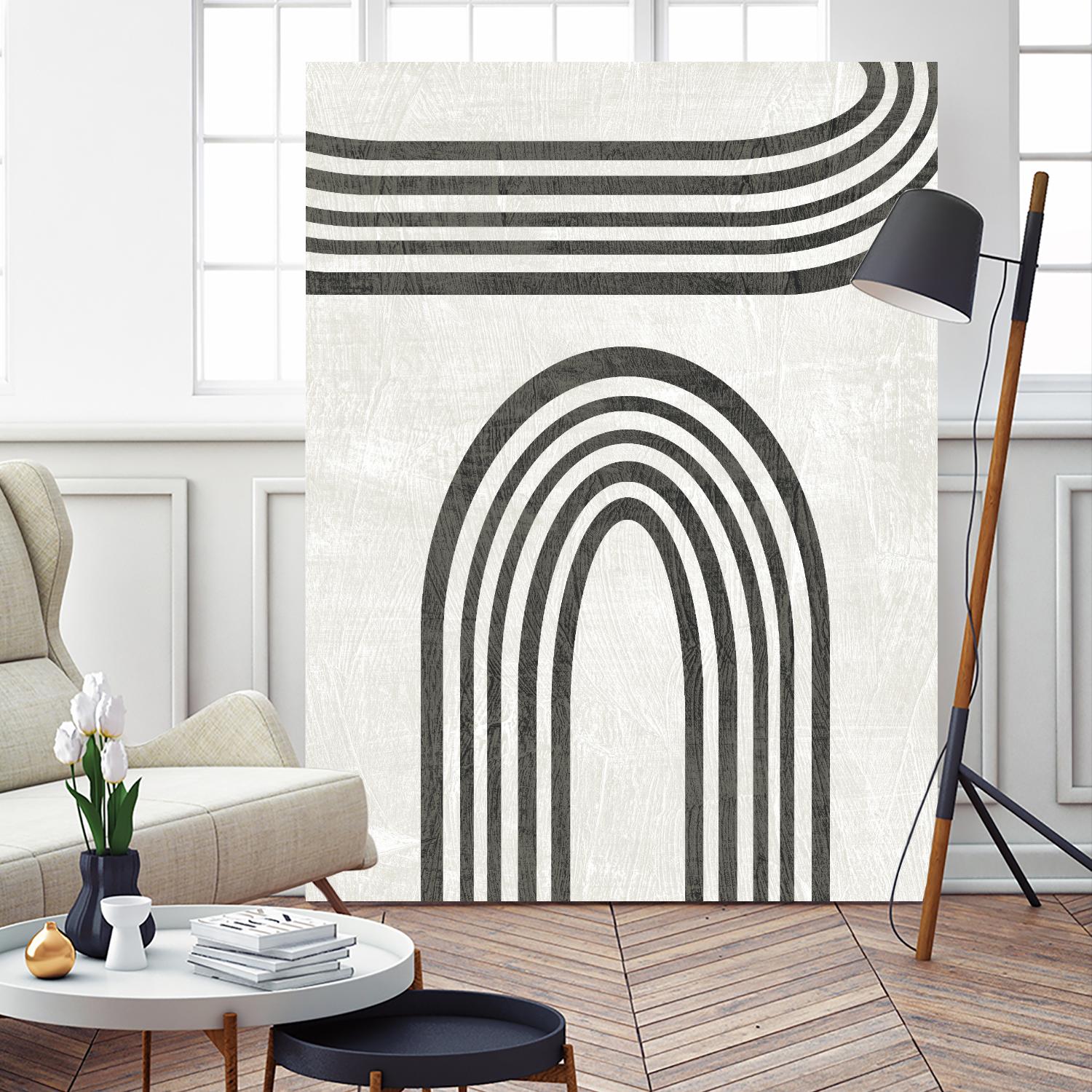 Modern Arc III by June Erica Vess on GIANT ART - neutral abstract