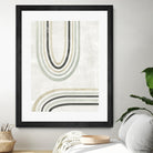 Modern Arc in Color II by June Erica Vess on GIANT ART - neutral abstract