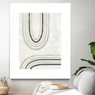 Modern Arc in Color II by June Erica Vess on GIANT ART - neutral abstract