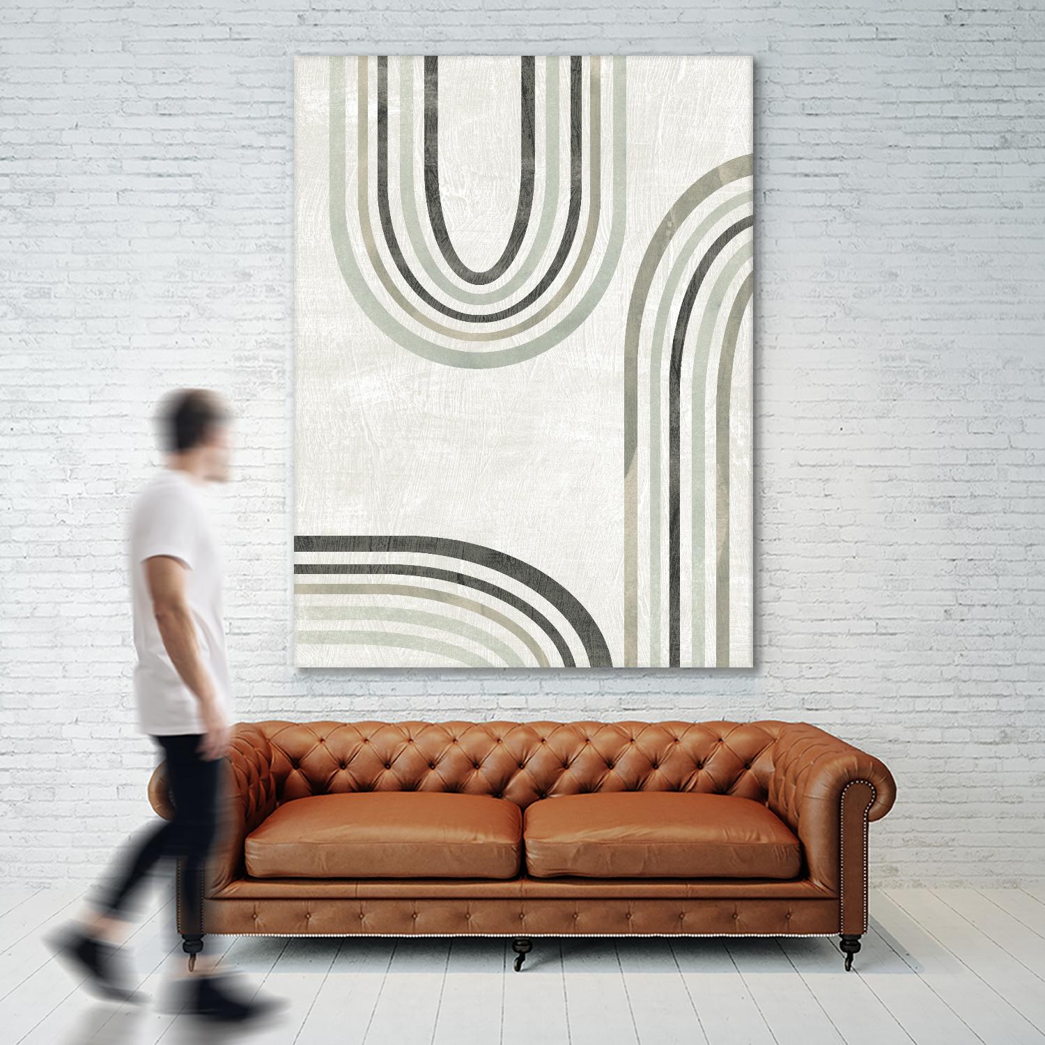 Modern Arc in Color IV by June Erica Vess on GIANT ART - neutral abstract