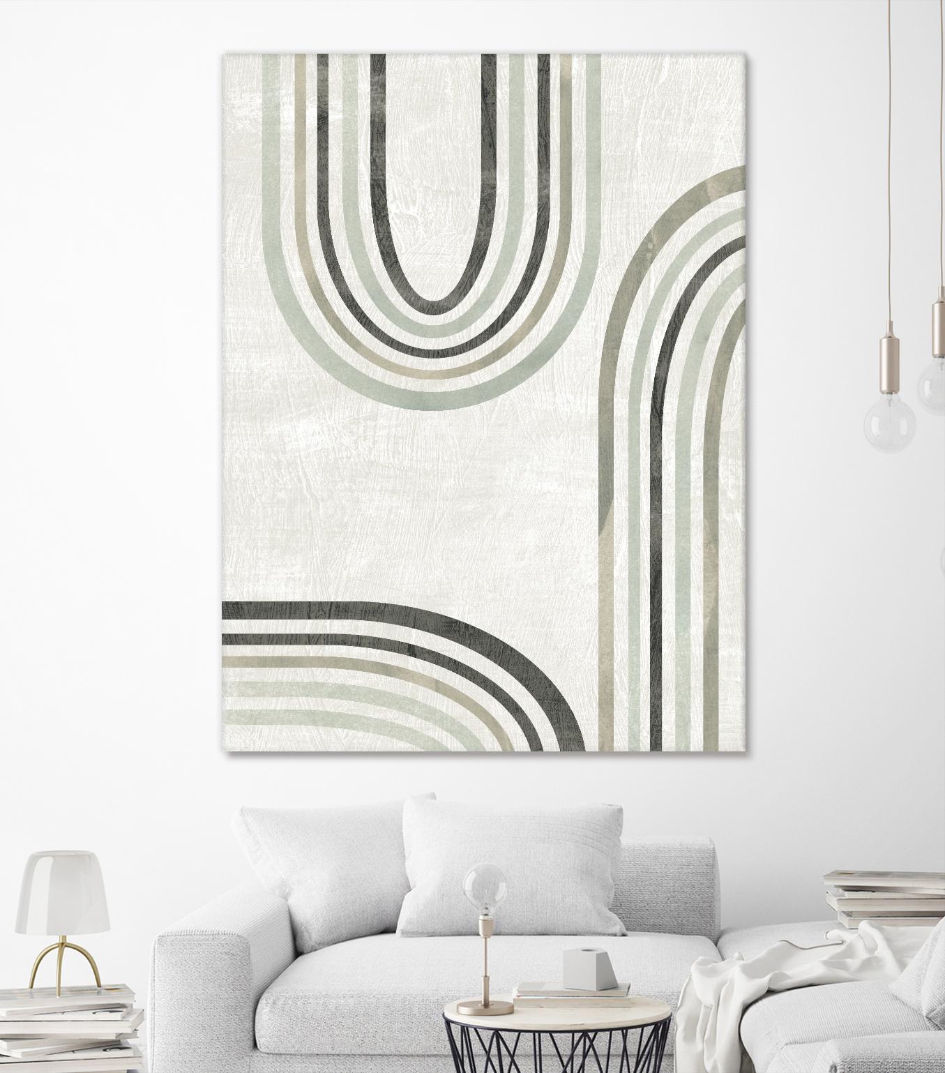 Modern Arc in Color IV by June Erica Vess on GIANT ART - neutral abstract