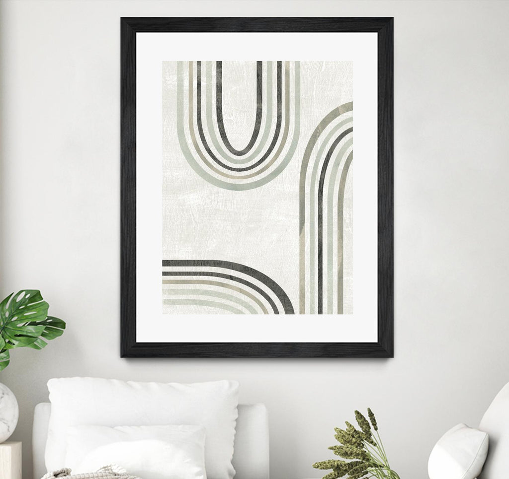 Modern Arc in Color IV by June Erica Vess on GIANT ART - neutral abstract