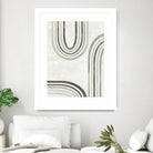 Modern Arc in Color IV by June Erica Vess on GIANT ART - neutral abstract