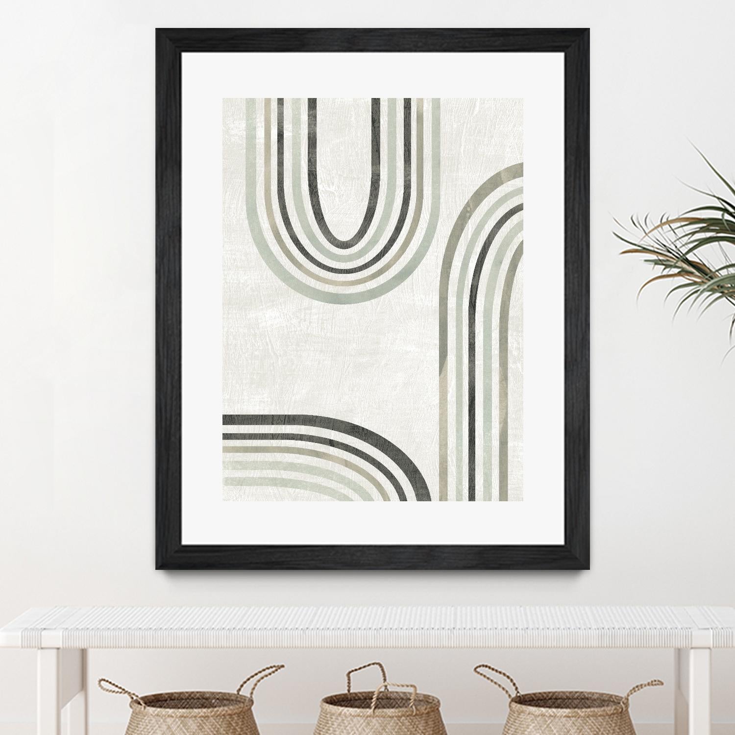 Modern Arc in Color IV by June Erica Vess on GIANT ART - neutral abstract