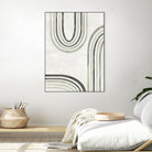 Modern Arc in Color IV by June Erica Vess on GIANT ART - neutral abstract