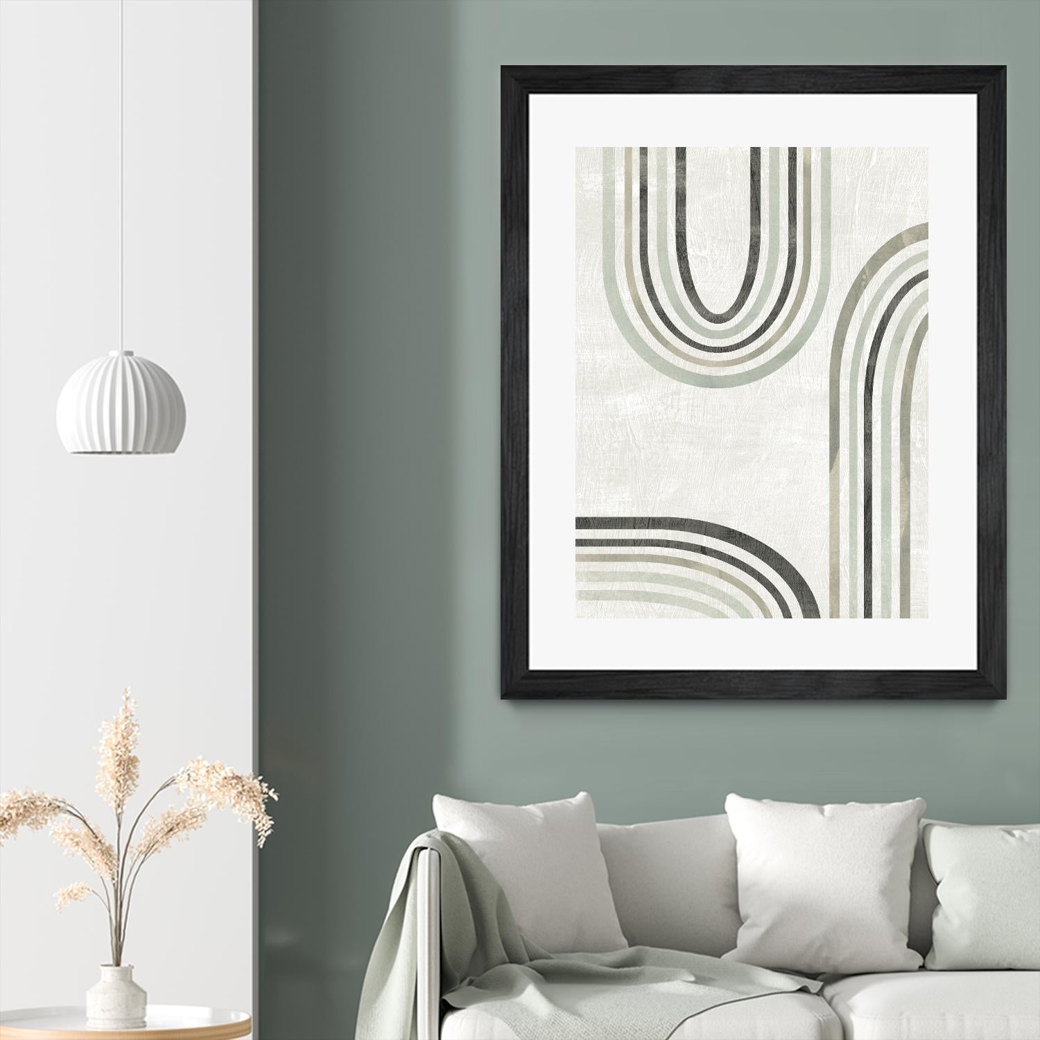 Modern Arc in Color IV by June Erica Vess on GIANT ART - neutral abstract