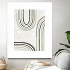 Modern Arc in Color IV by June Erica Vess on GIANT ART - neutral abstract