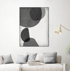 Grey Shapes I by Jennifer Goldberger on GIANT ART - neutral abstract