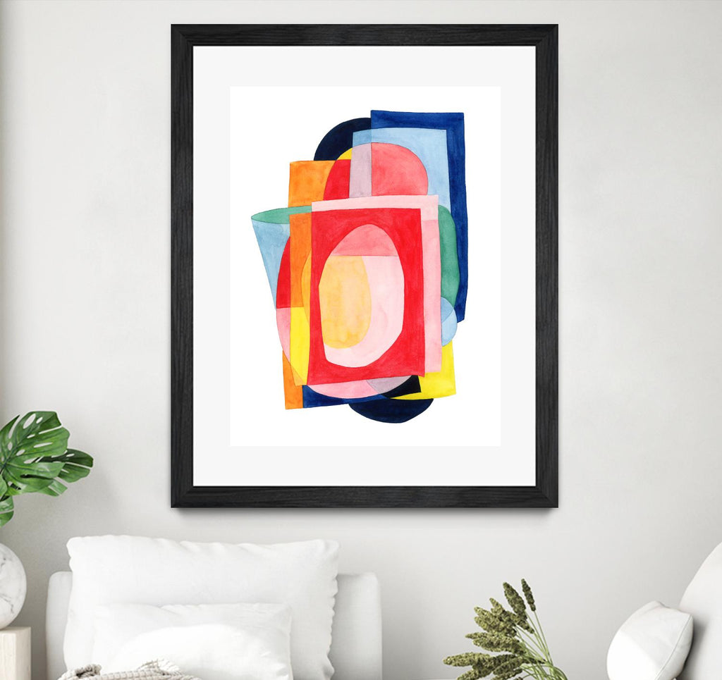 Launder I by Grace Popp on GIANT ART - brights abstract