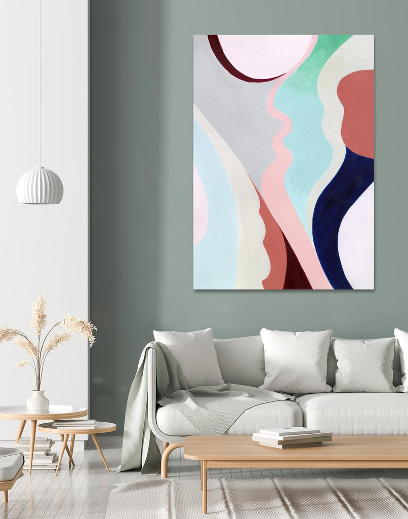Pastel Highlands I par Grace Popp sur GIANT ART - pastels abstraits