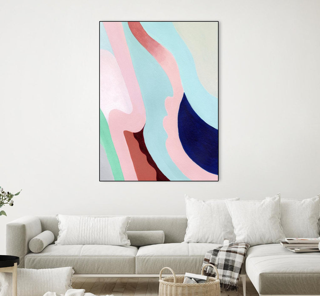 Pastel Highlands II par Grace Popp sur GIANT ART - pastels abstraits