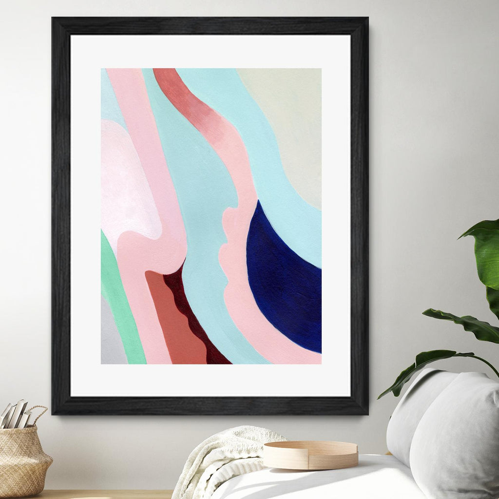 Pastel Highlands II par Grace Popp sur GIANT ART - pastels abstraits