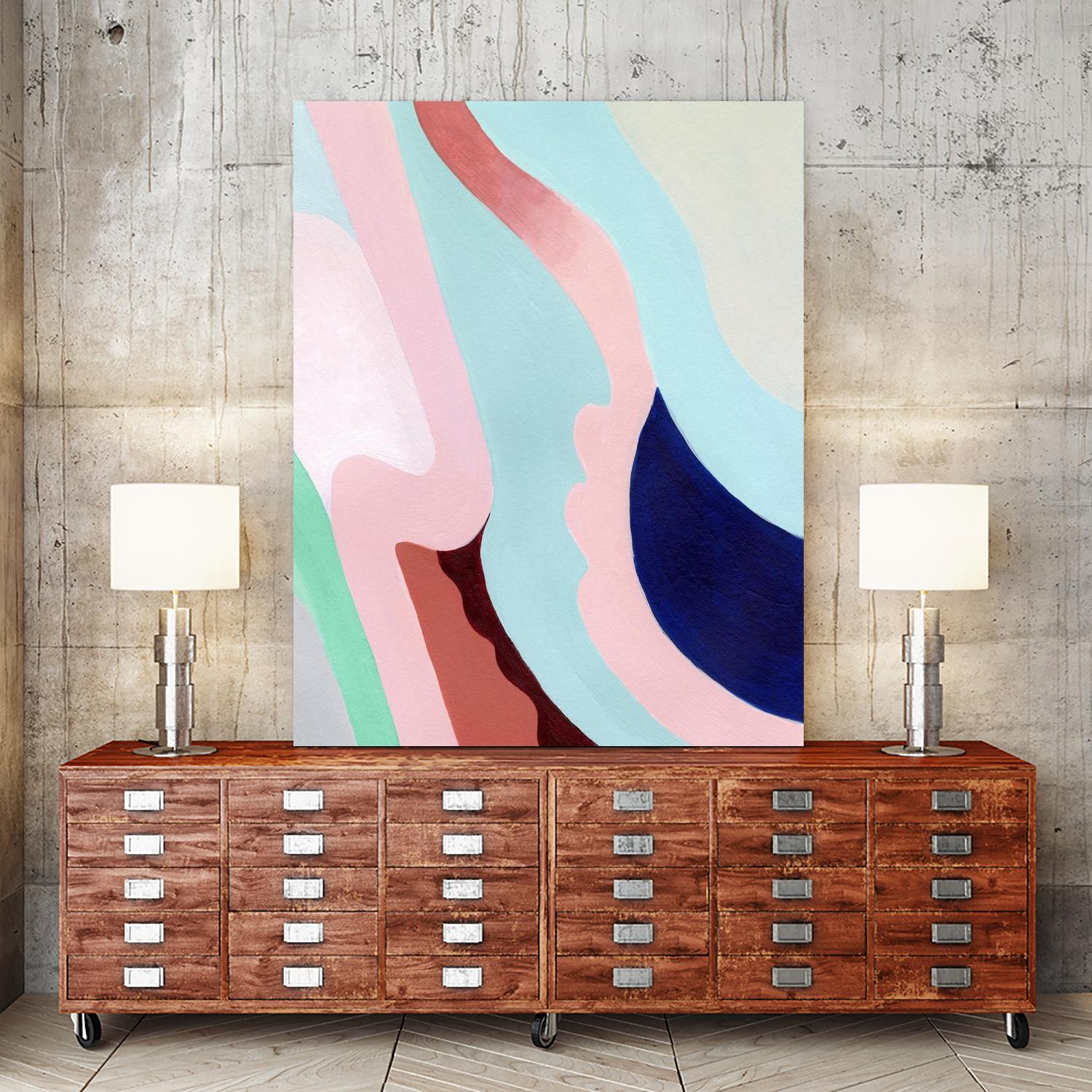 Pastel Highlands II by Grace Popp on GIANT ART - pastels abstract