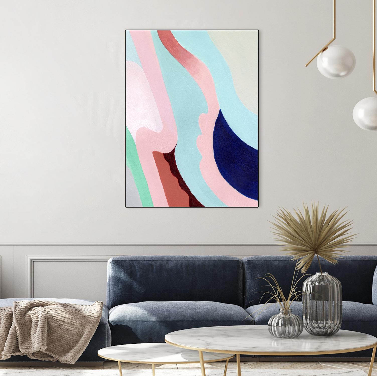 Pastel Highlands II by Grace Popp on GIANT ART - pastels abstract