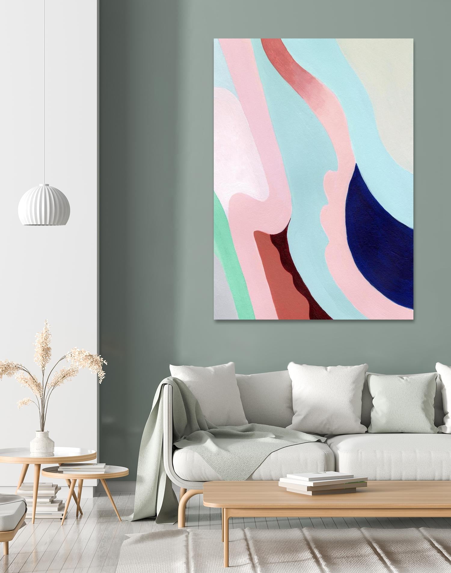 Pastel Highlands II by Grace Popp on GIANT ART - pastels abstract