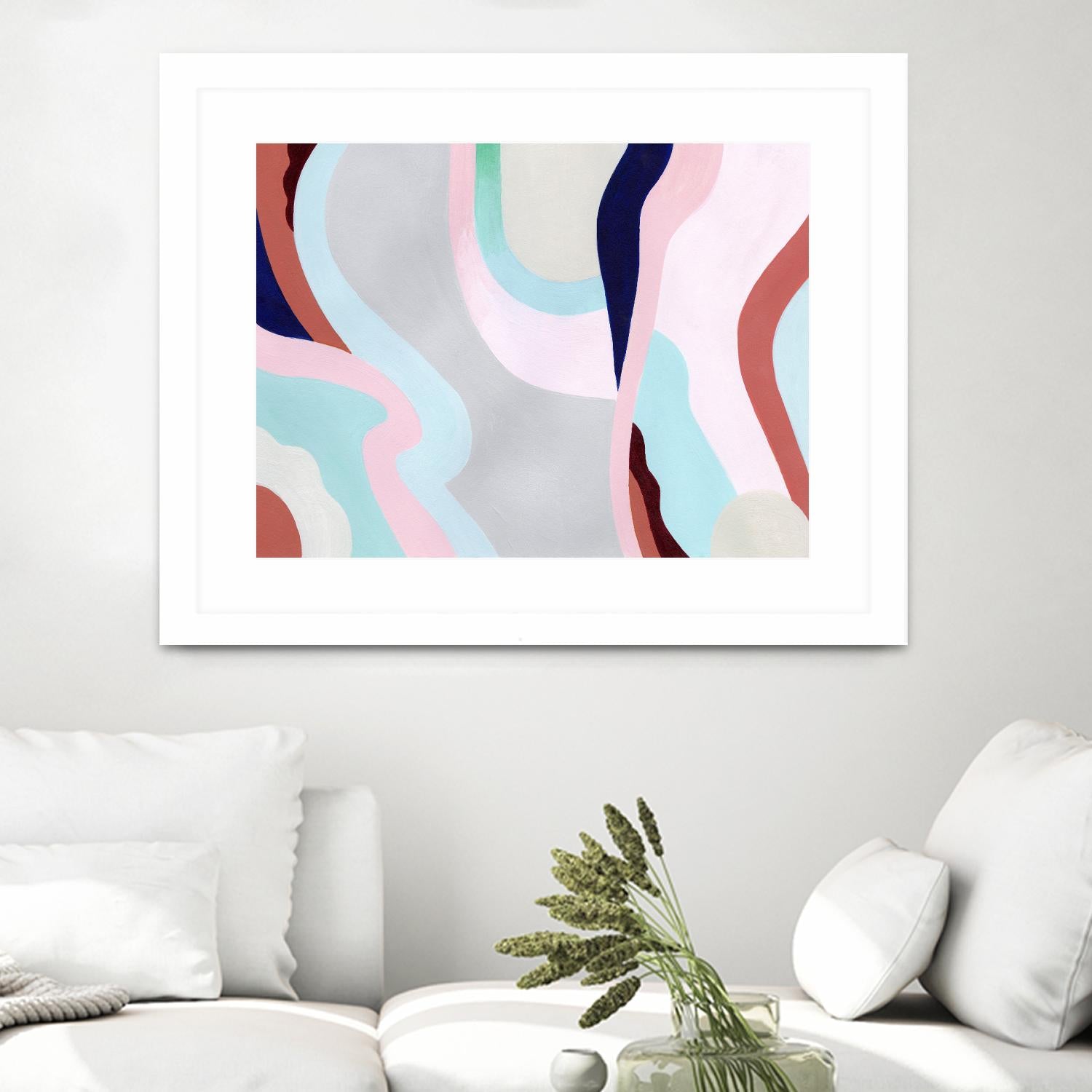 Pastel Highlands VI by Grace Popp on GIANT ART - pastels abstract