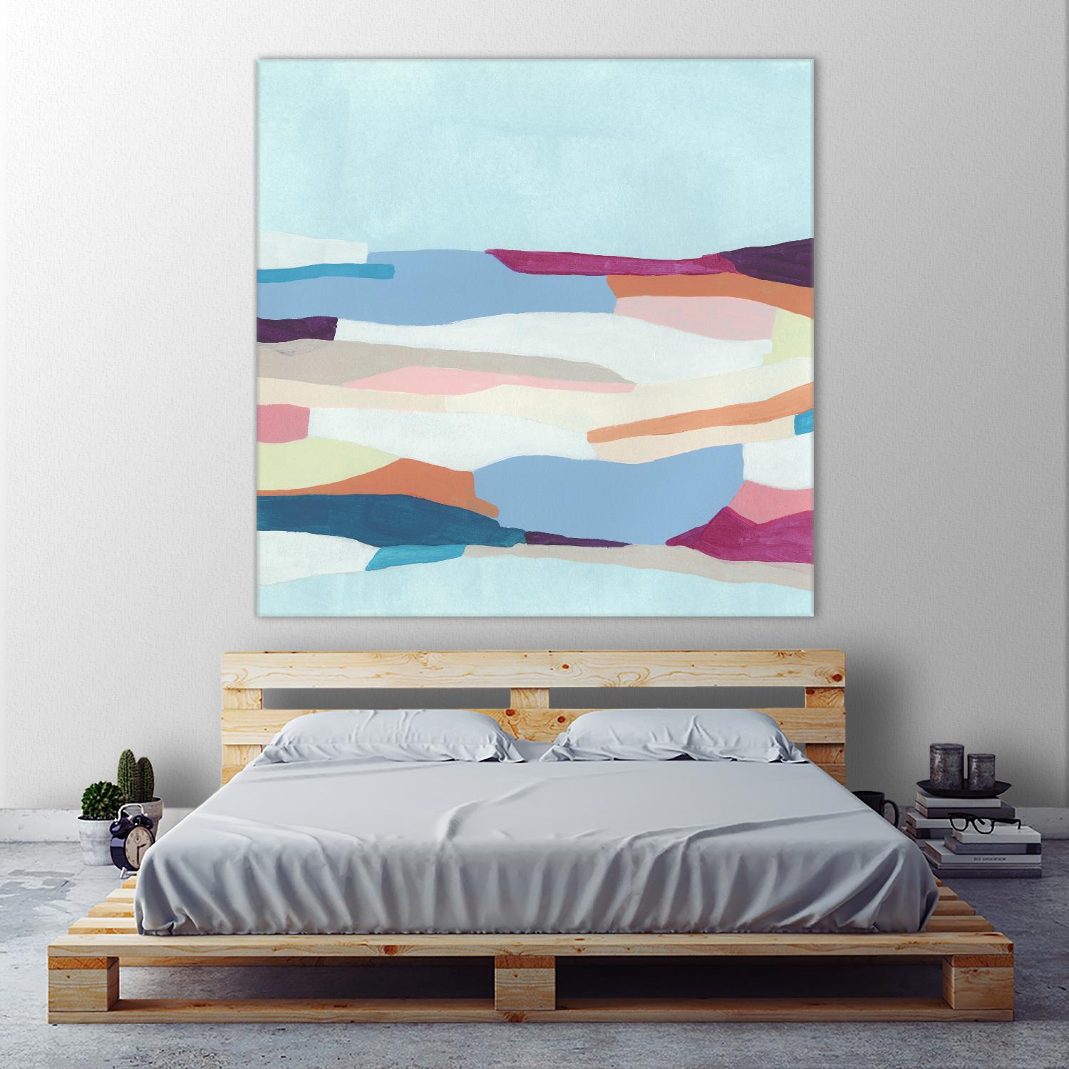 UA Stratascape I by June Erica Vess on GIANT ART - blue abstract