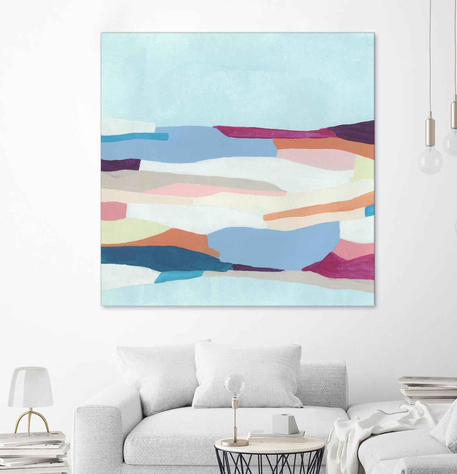 UA Stratascape I by June Erica Vess on GIANT ART - blue abstract