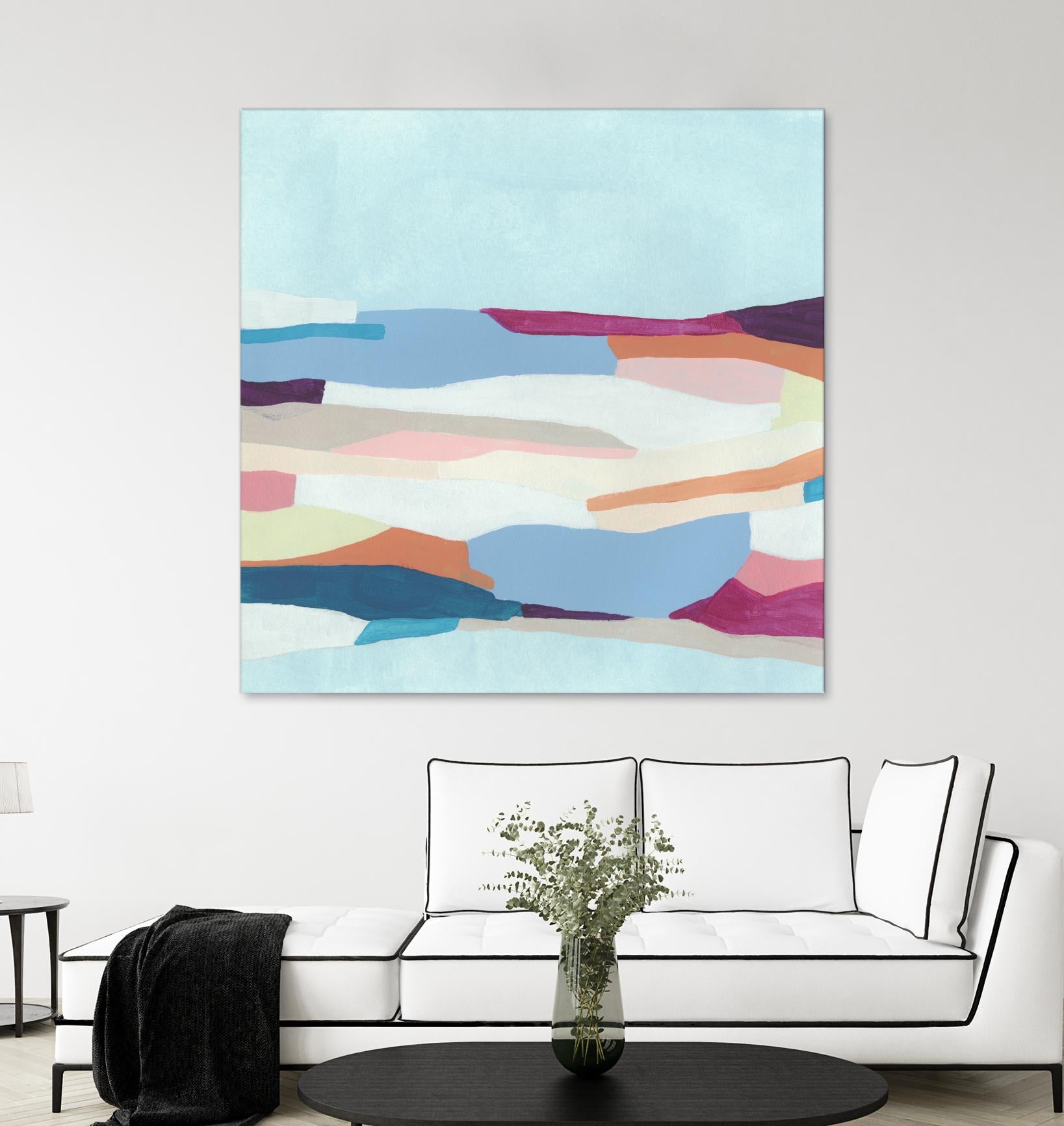 UA Stratascape I by June Erica Vess on GIANT ART - blue abstract