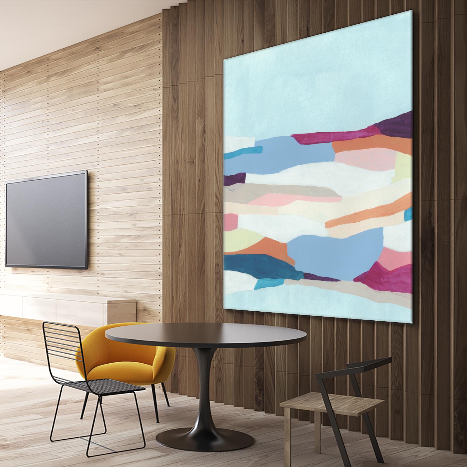 UA Stratascape I by June Erica Vess on GIANT ART - blue abstract