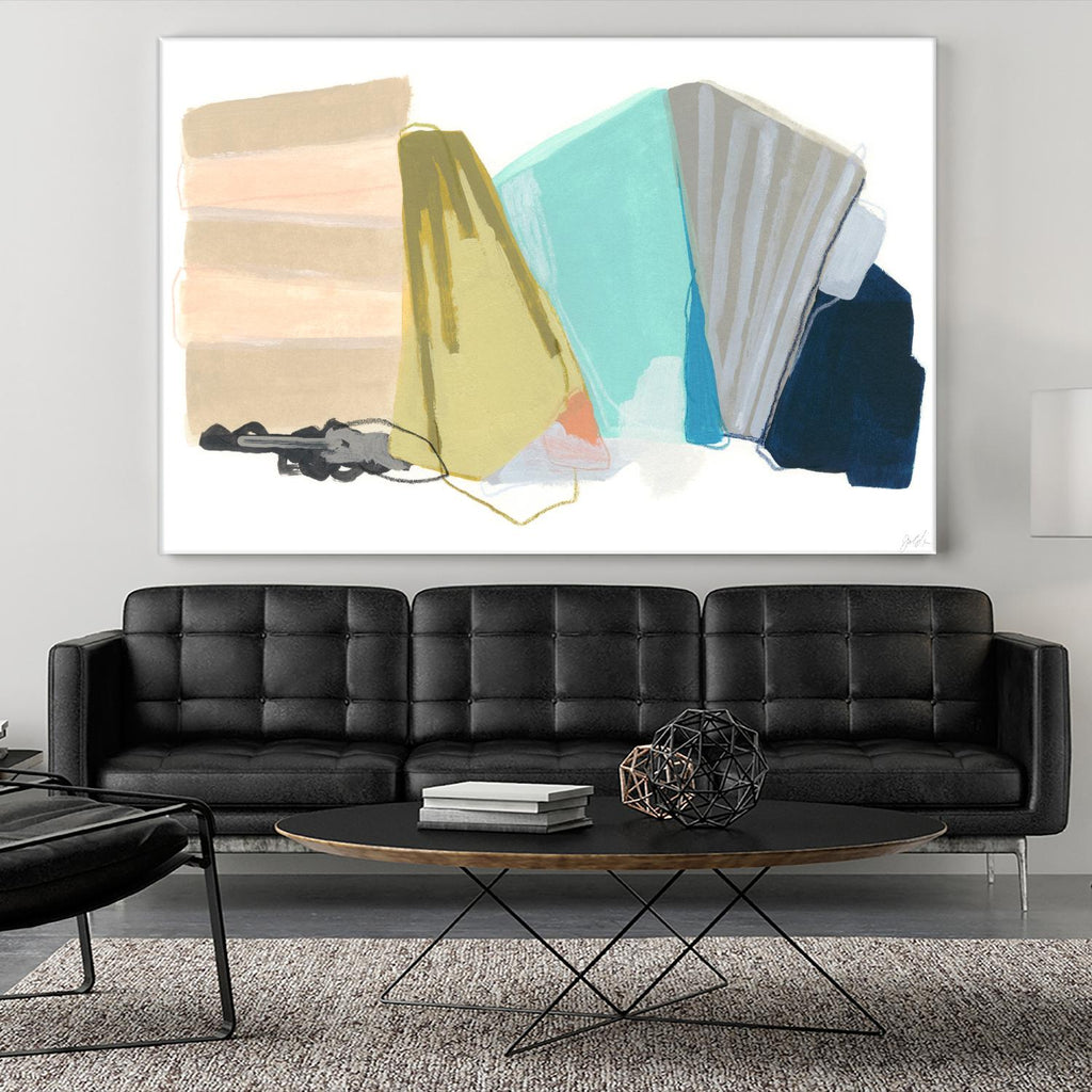 Accordion Fold I by June Erica Vess on GIANT ART - pastels abstract