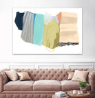 Accordion Fold II by June Erica Vess on GIANT ART - pastels abstract