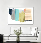 Accordion Fold II by June Erica Vess on GIANT ART - pastels abstract