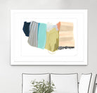 Accordion Fold II by June Erica Vess on GIANT ART - pastels abstract