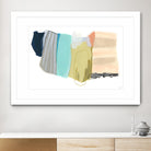 Accordion Fold II by June Erica Vess on GIANT ART - pastels abstract